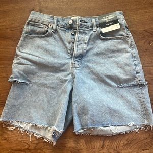 Abercrombie 7” Dad Short curve Love NWT 28